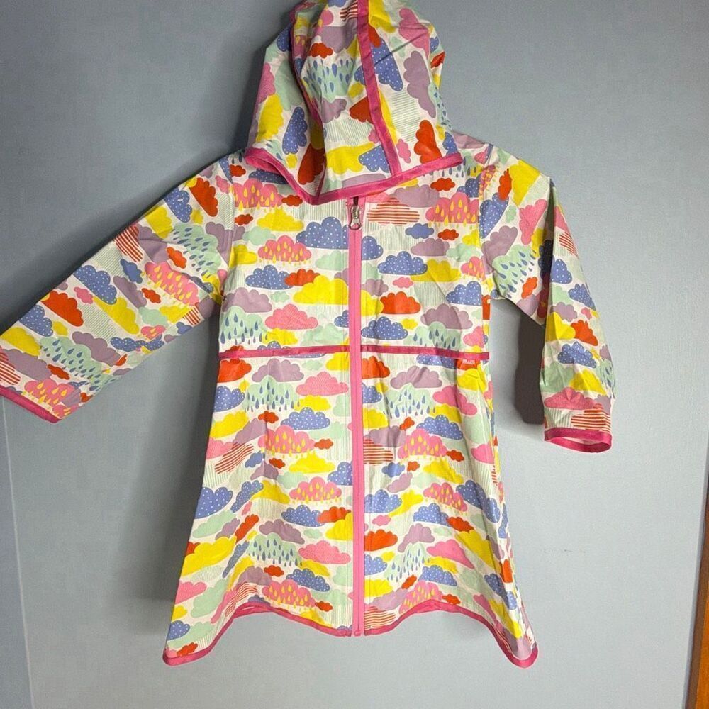 American Girl Wellie Wishes Rainy Day Raincoat Girls sz 5